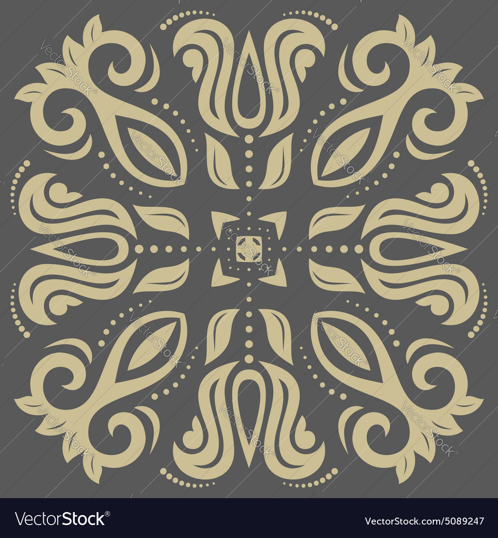 Damask orient pattern