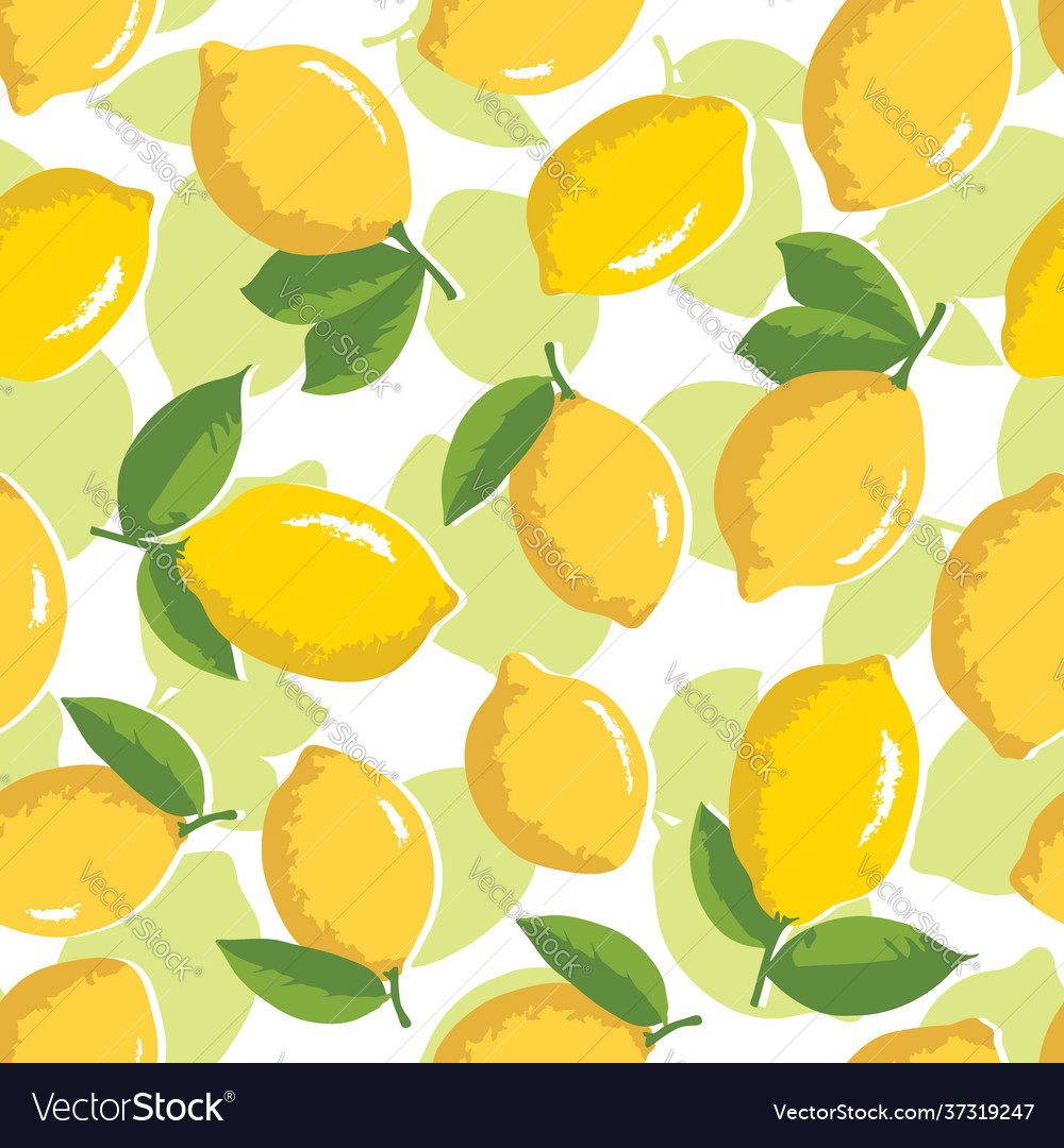 Lemon Seamless Pattern
