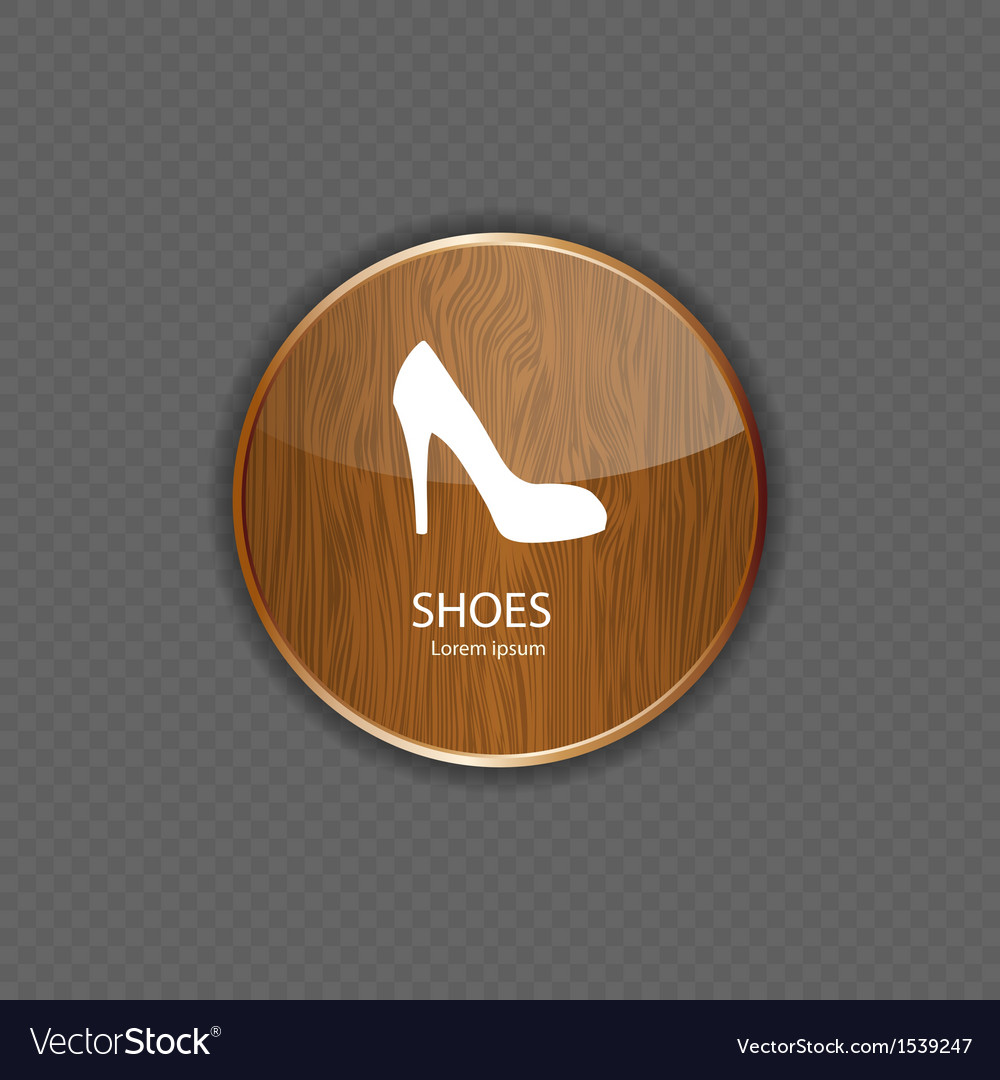 Schuhe Holz Anwendung Icons