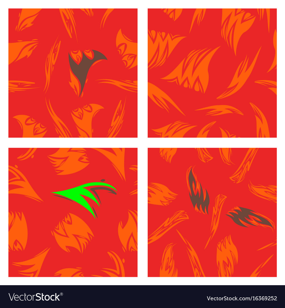 Assembly of patterns in striped style
