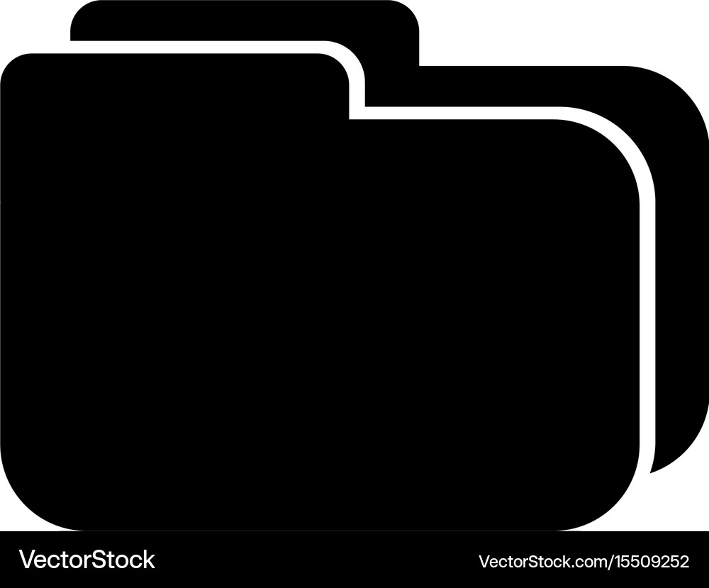 File folder with documents Royalty Free Vector Image