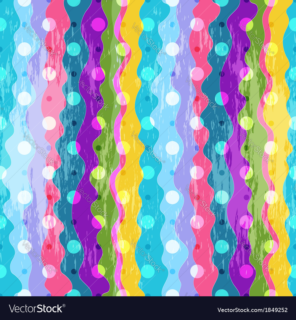 Irregular Colorful Stripe Pattern