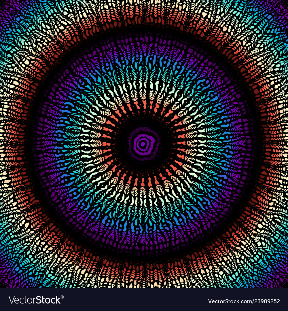 Mosaic art pattern curved image vector image Mosaic art pattern curved image