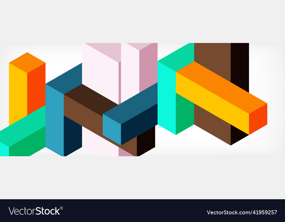Abstract background 3d cubes cubic elements