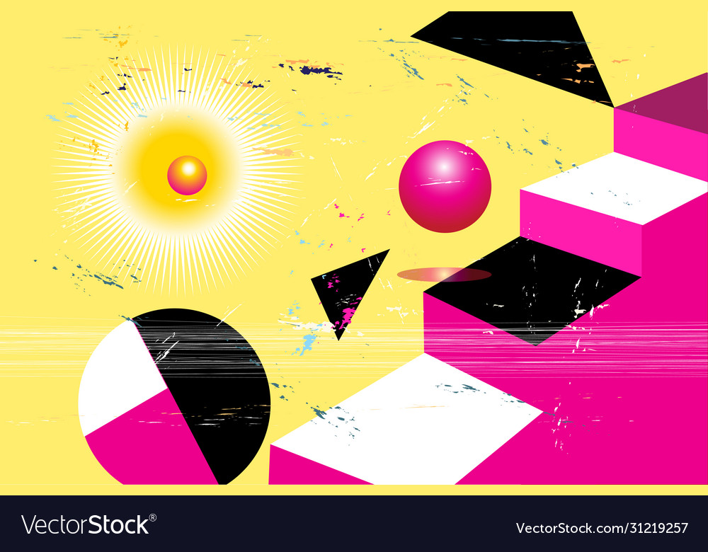 Abstract background with different