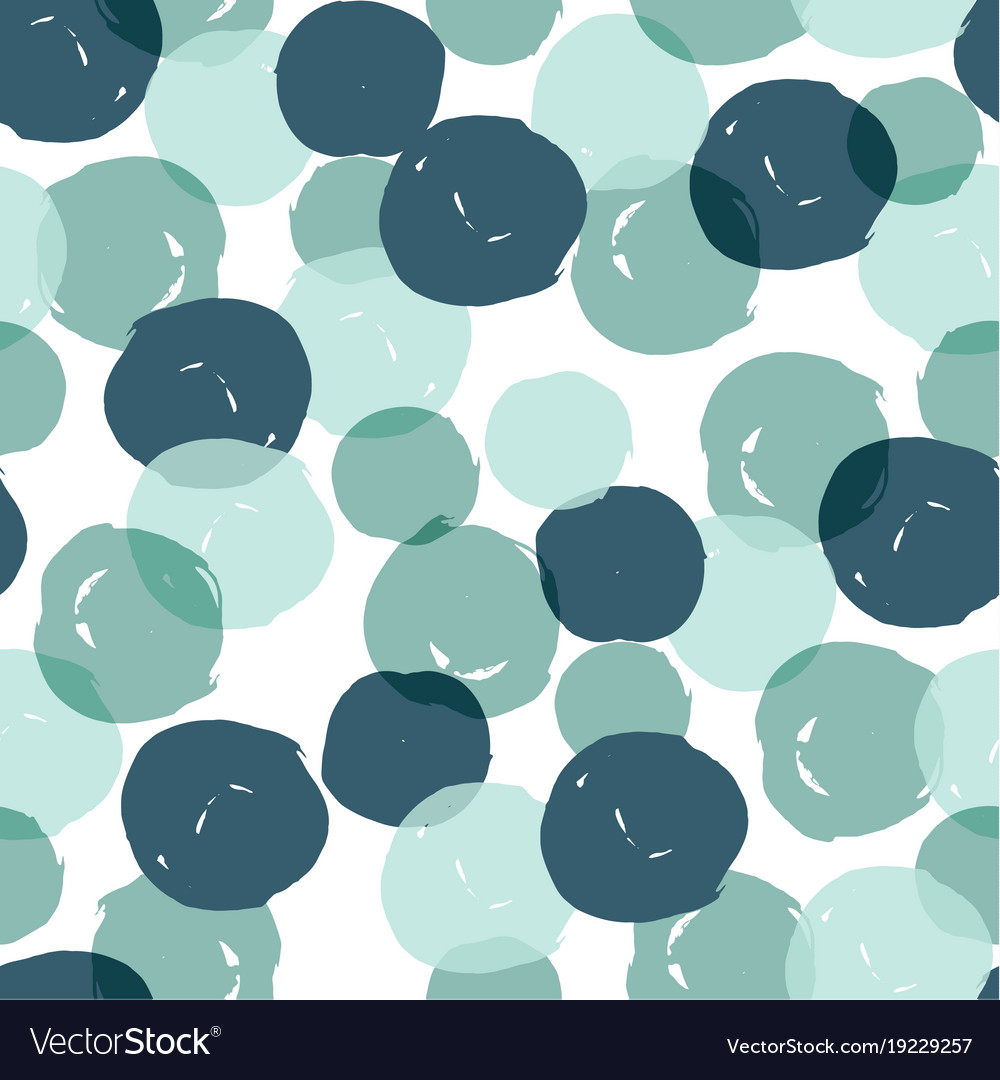 Abstract geometric seamless pattern with circles
