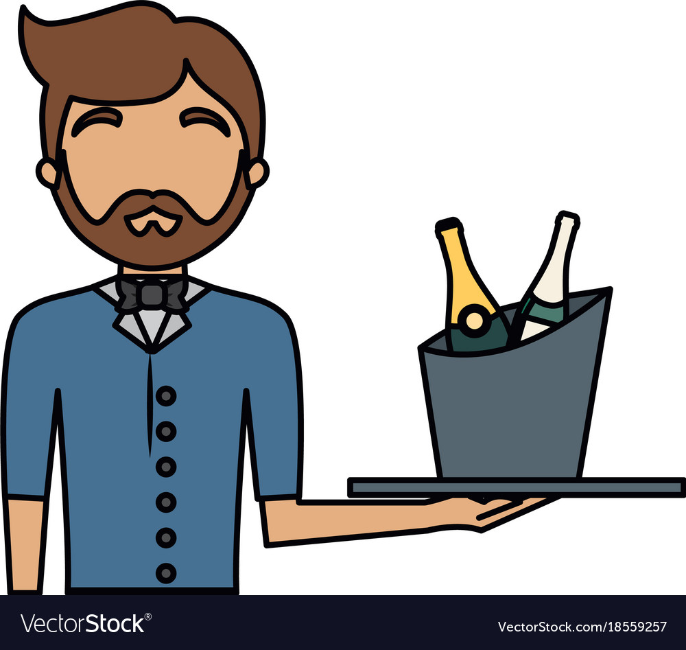 Avatar Bartender Icon Royalty Free Vector Image