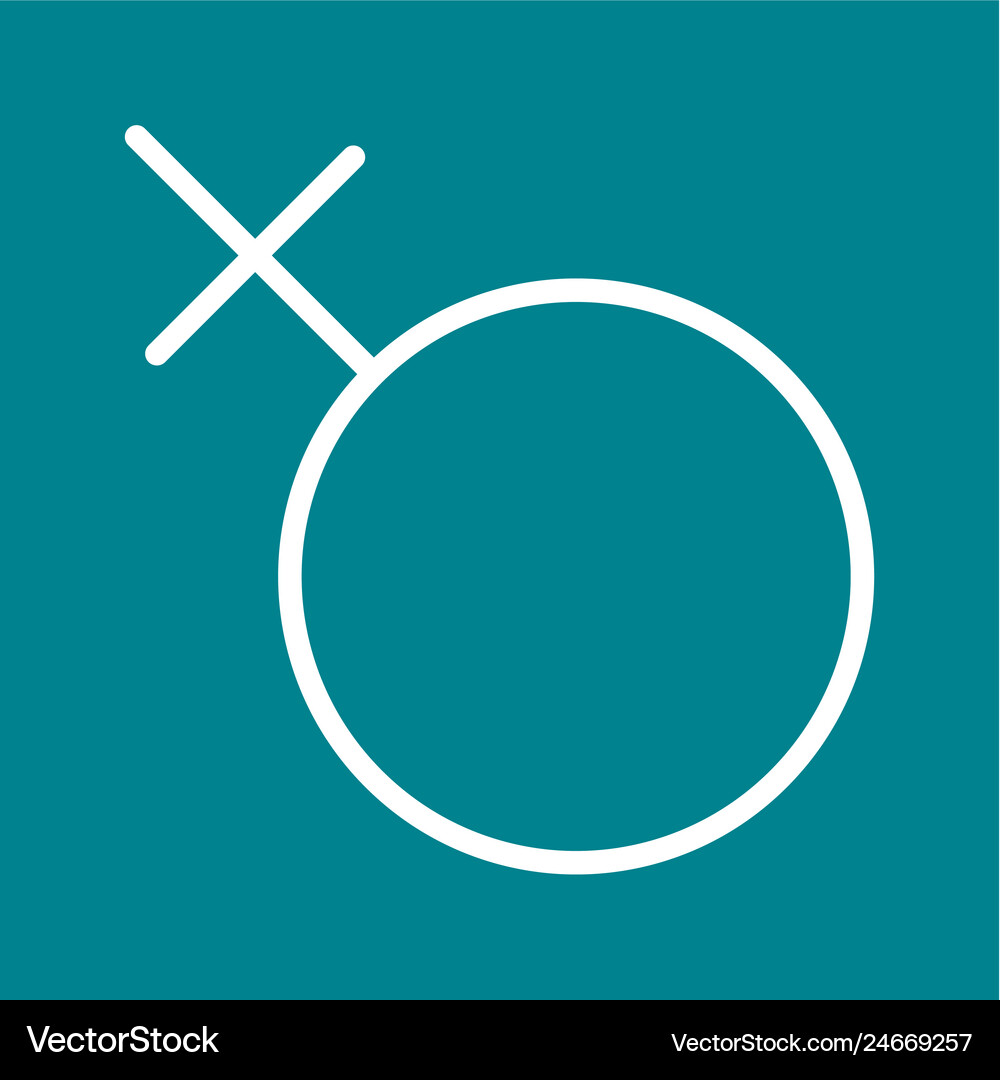 Female sign icon Royalty Free Vector Image - VectorStock