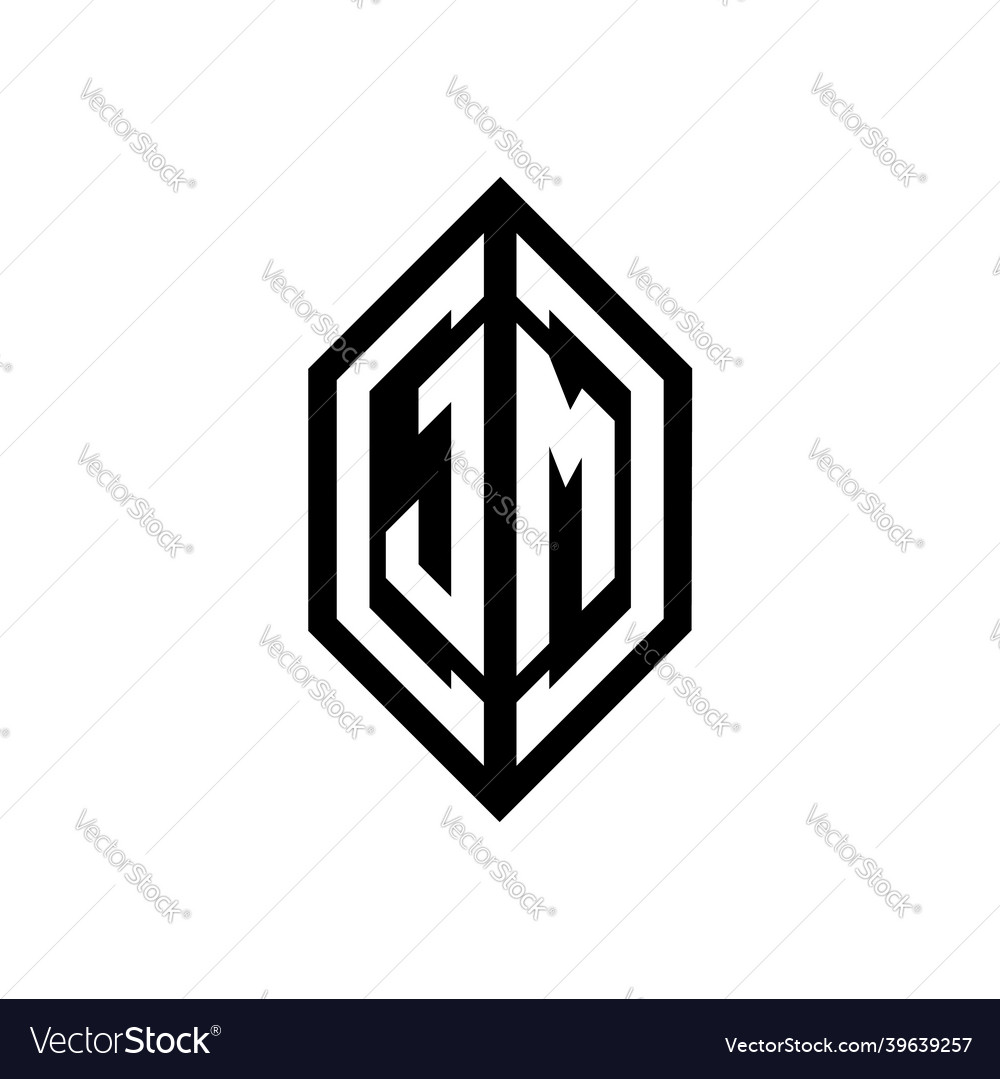 Jm Logo Monogramm Design Template