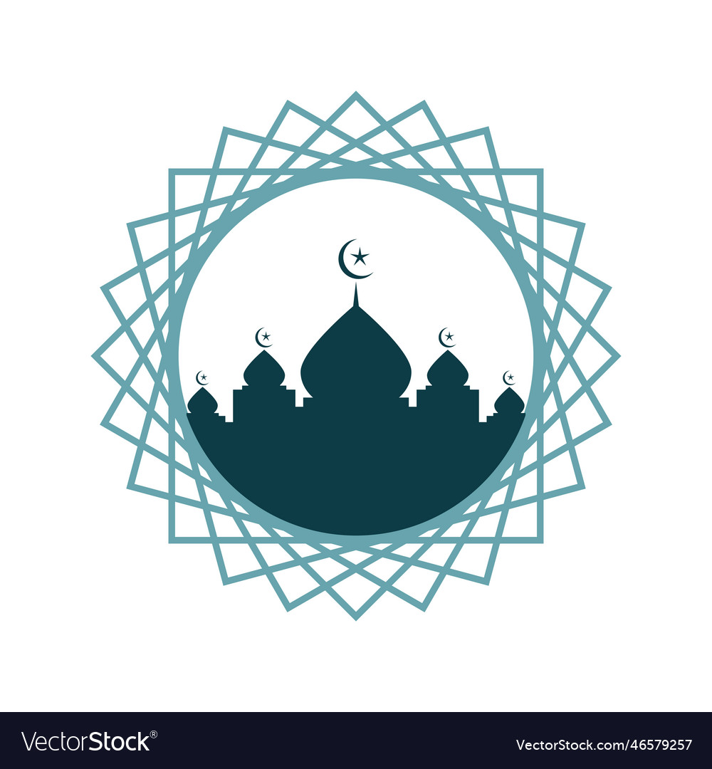 Mosque background Royalty Free Vector Image - VectorStock