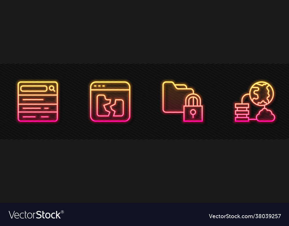 Set line folder and lock search engine broken