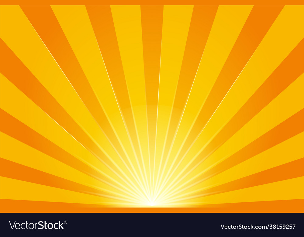 Shine sun rays pattern on light background Vector Image