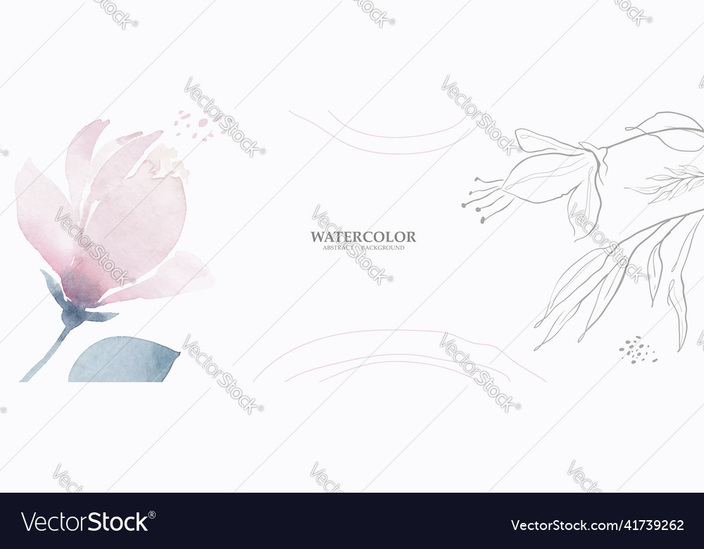 Abstract art background in white blue and pink vector image Abstract art background in white blue and pink