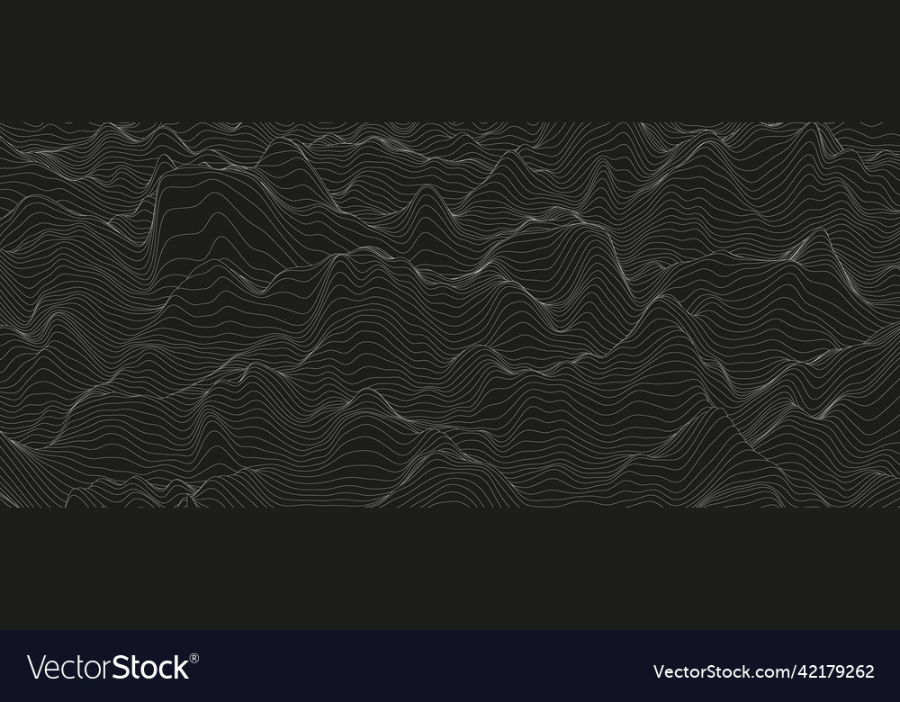 Abstract background with distorted line shapes