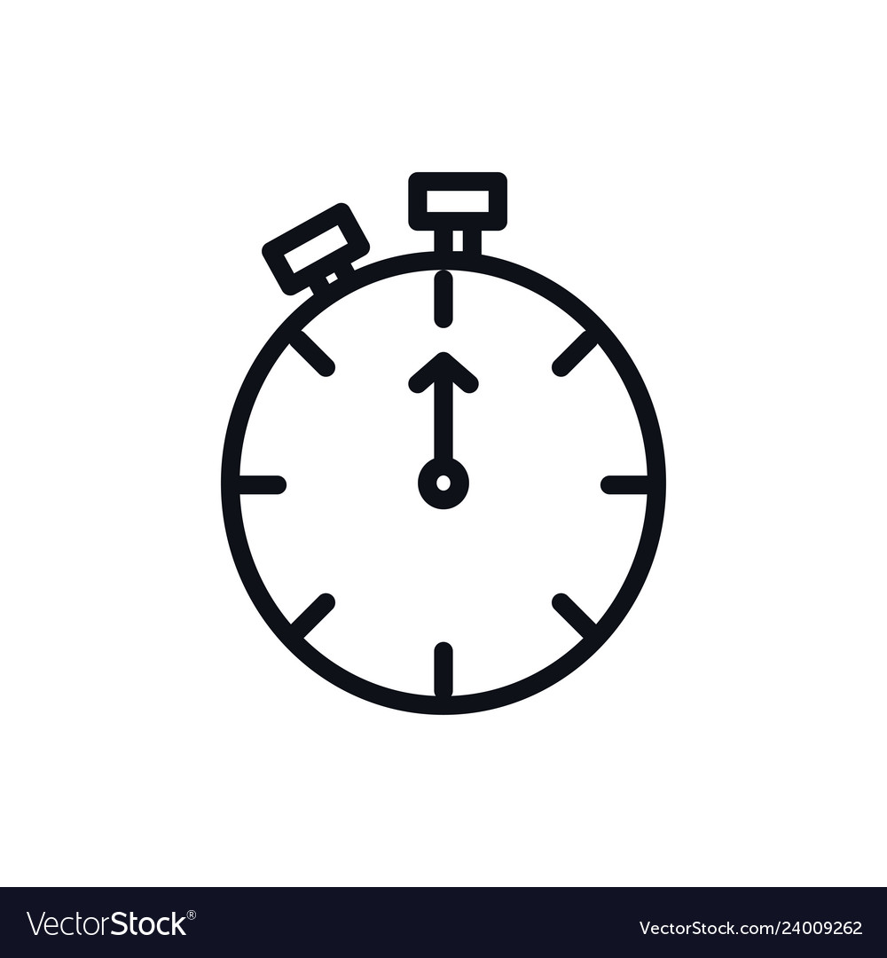Chronometer timer isolated icon