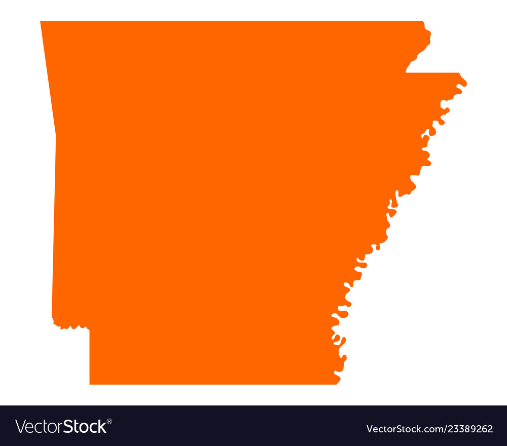 Map of arkansas