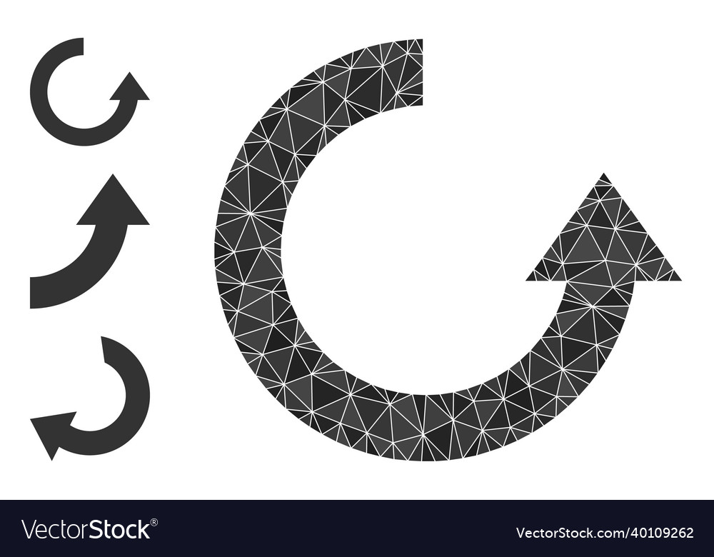 Polygonal rotate up icon and similar icons