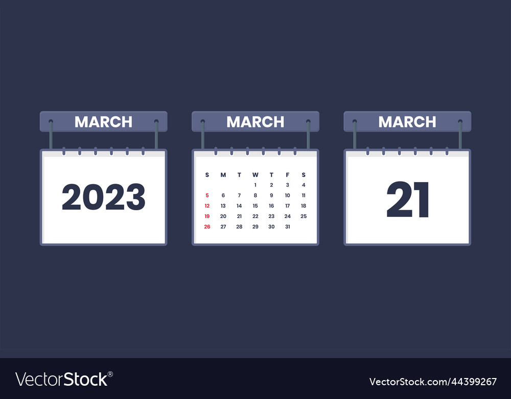 21 march 2023 calendar icon for schedule