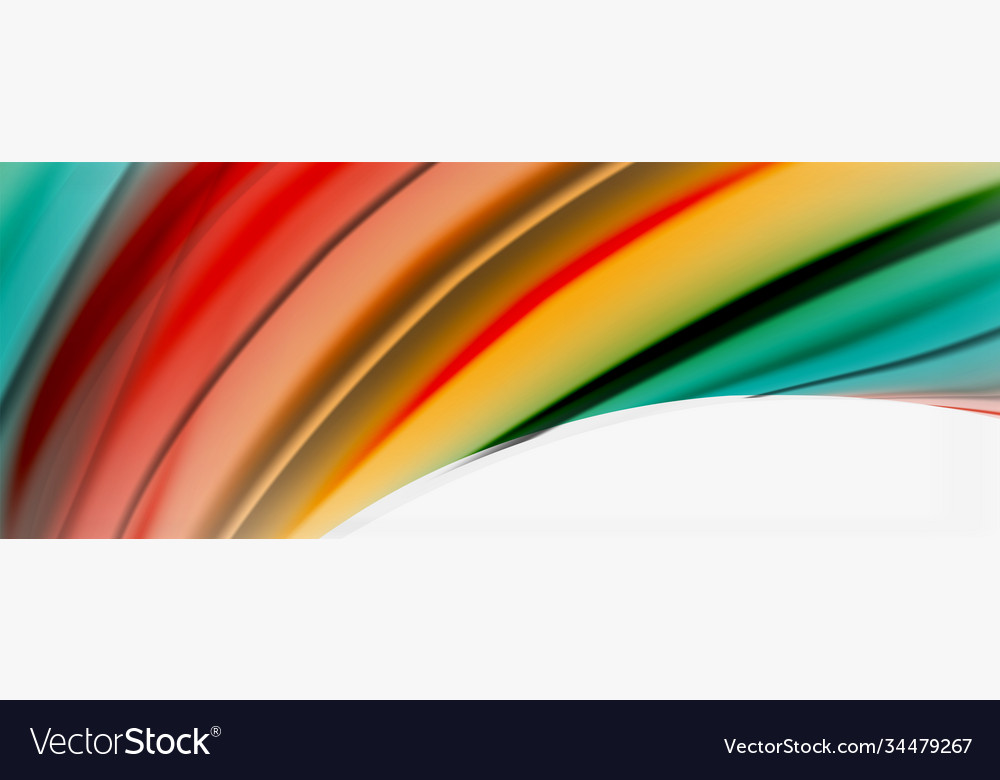 Abstract background smooth flowing lines blurred vector image Abstract background smooth flowing lines blurred