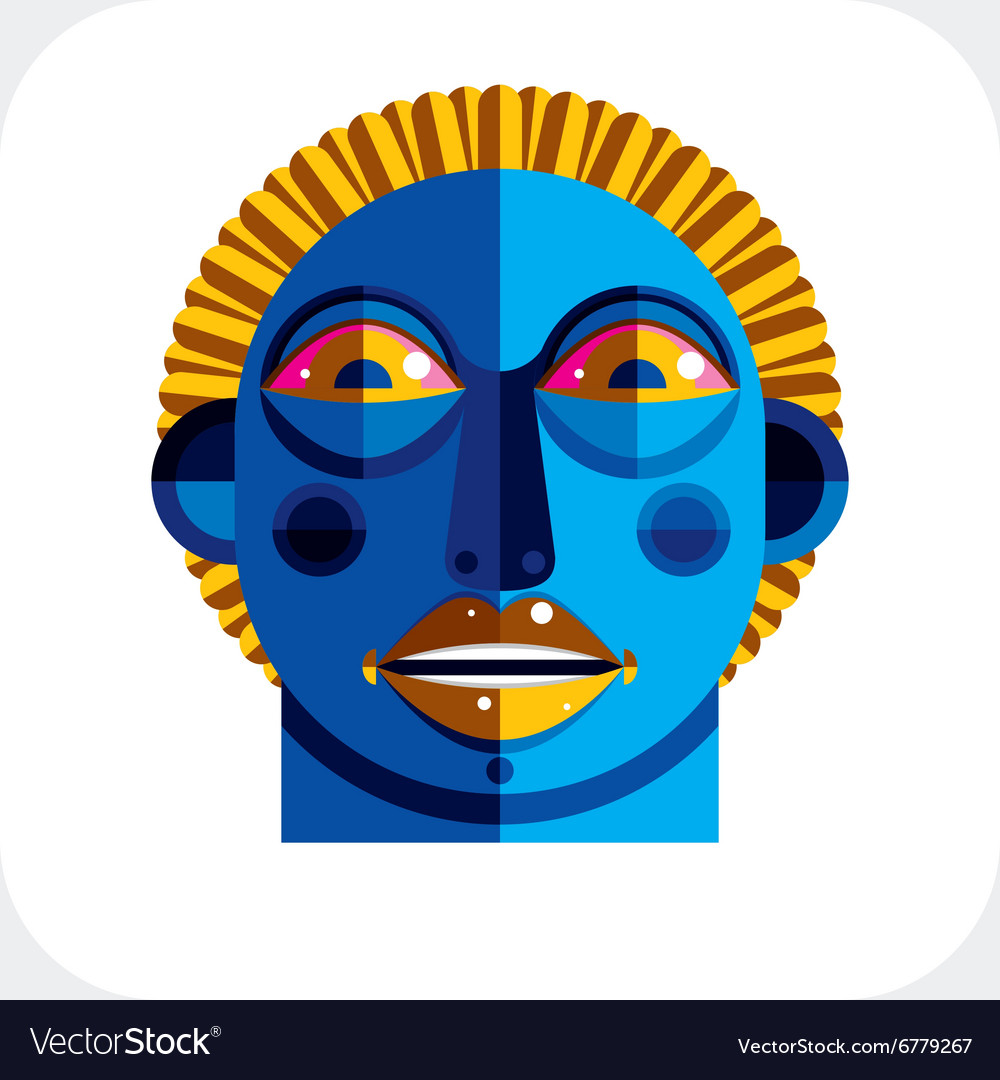 Avant-garde avatar personality face created