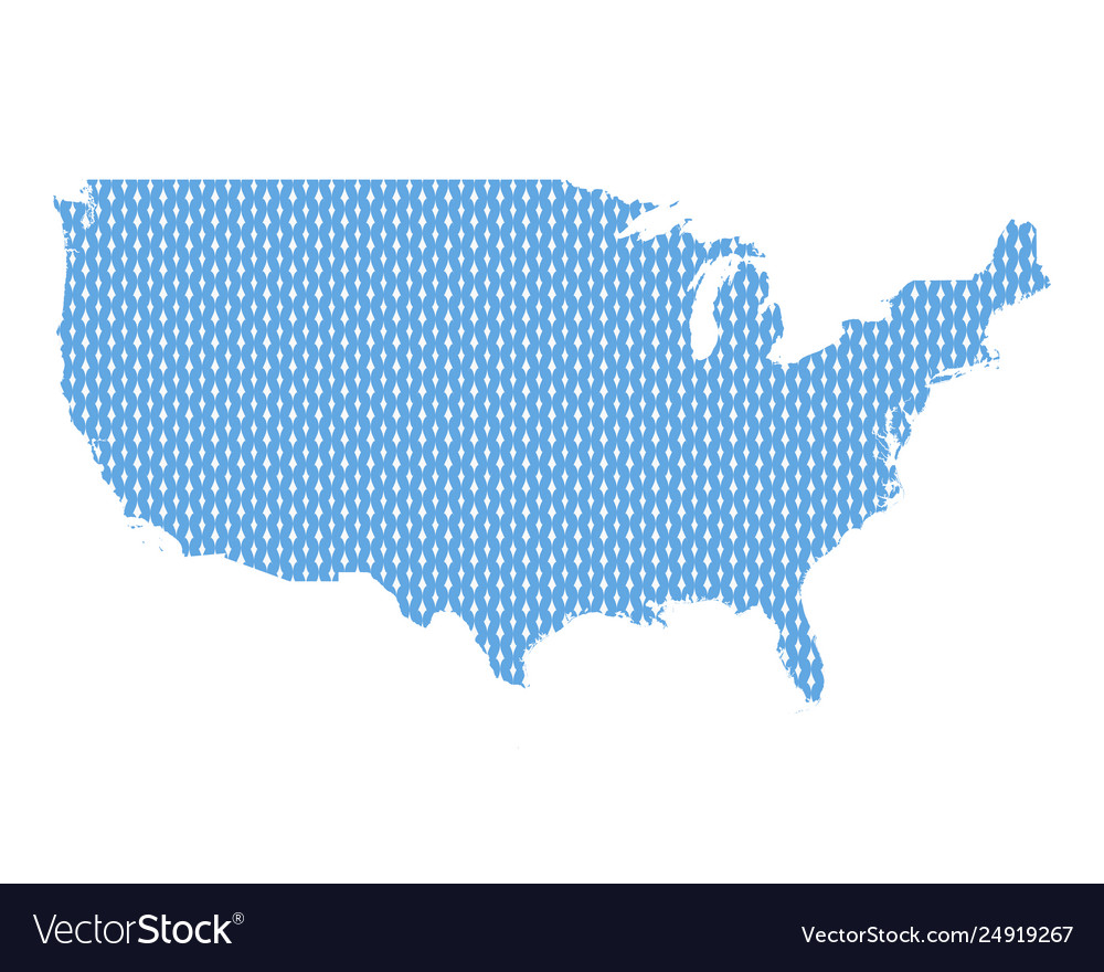 Plain map usa