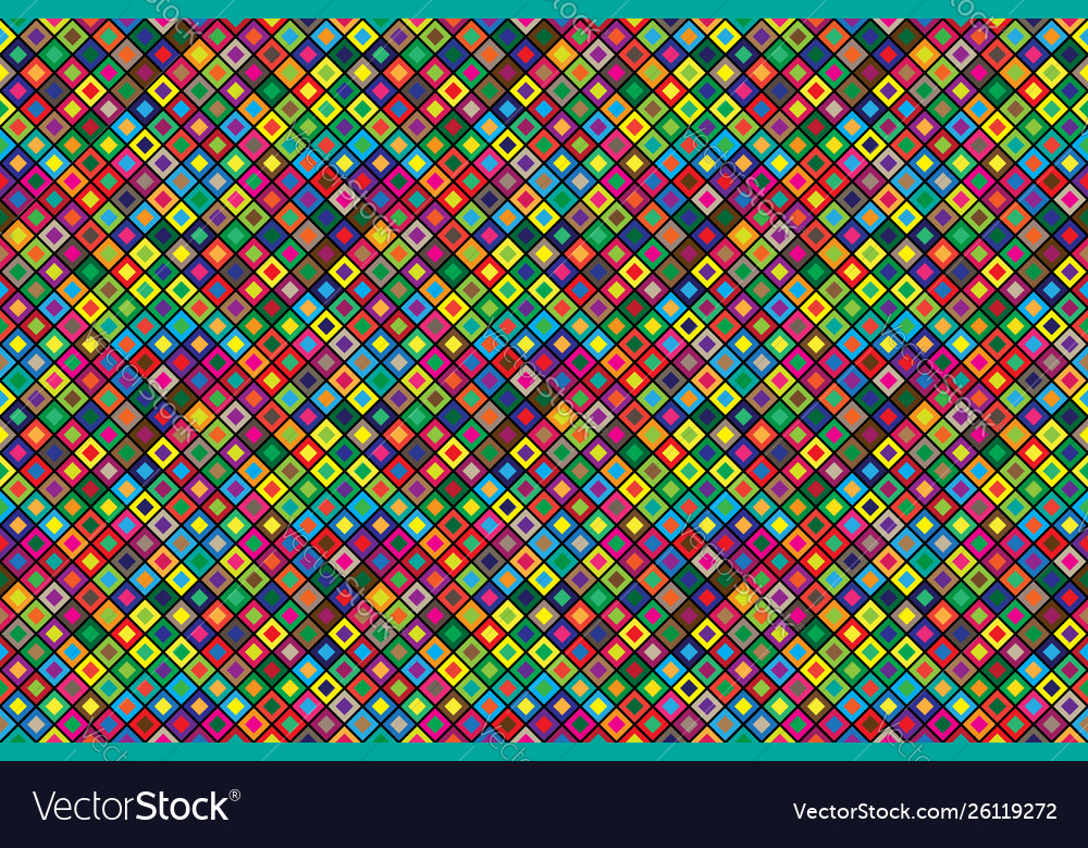 Abstrakte farbige quadratische moderne nahtlose Muster