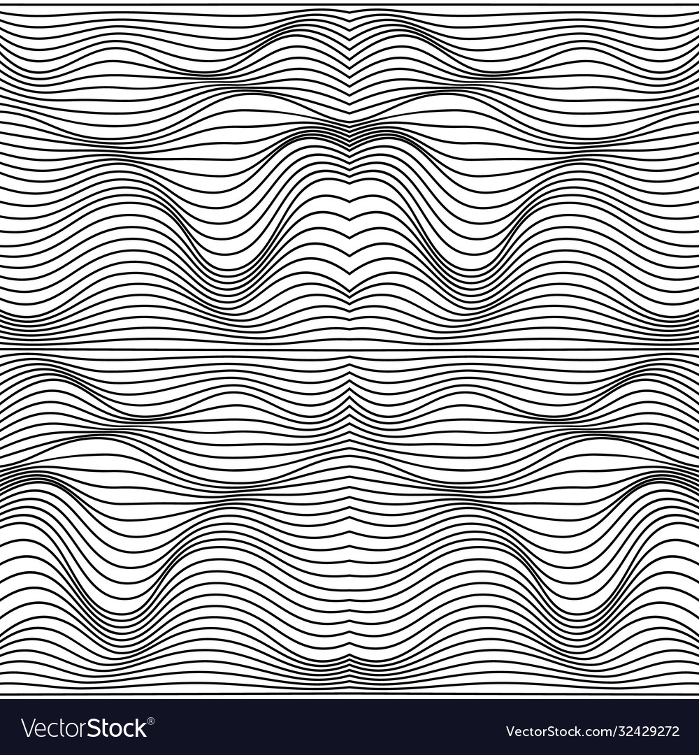 Abstract lines pattern waves background vector image Abstract lines pattern waves background
