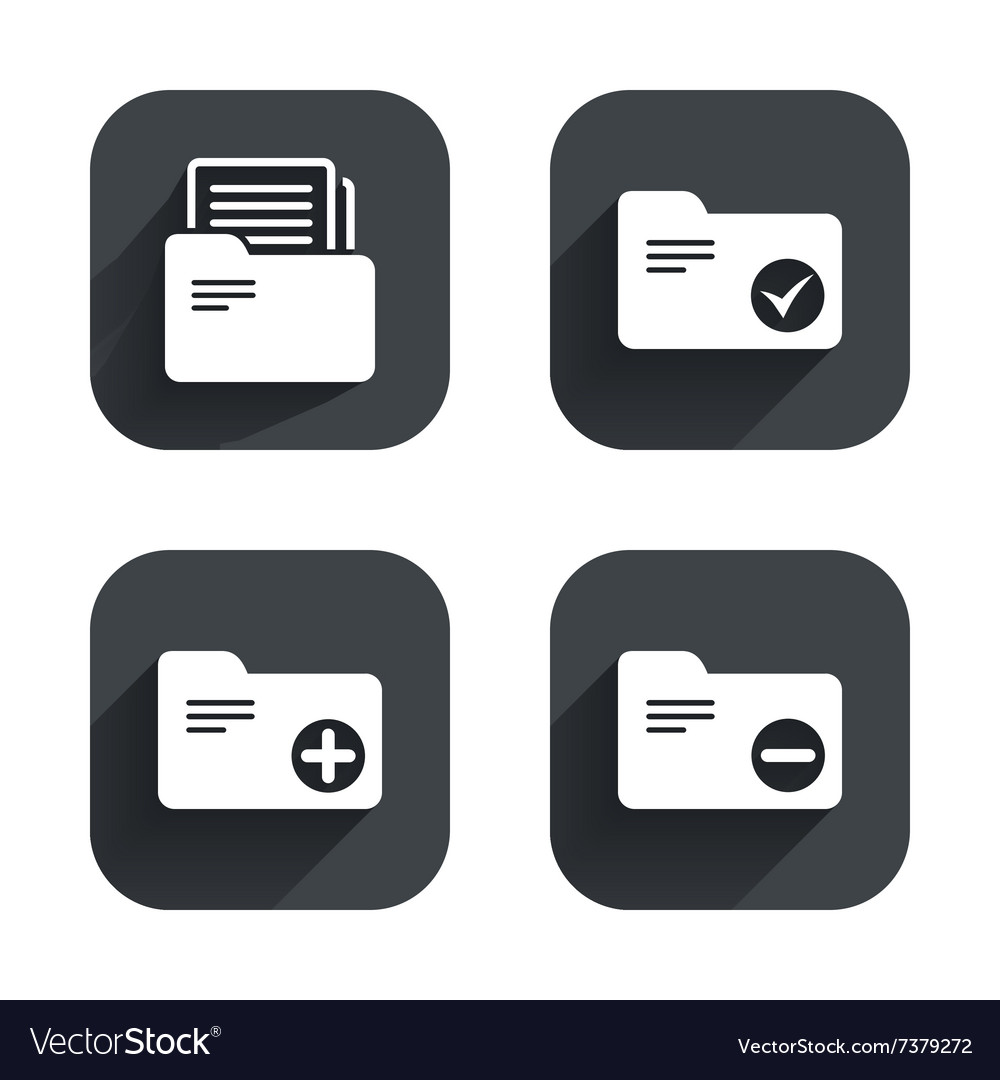 Accounting binders icons add document symbol