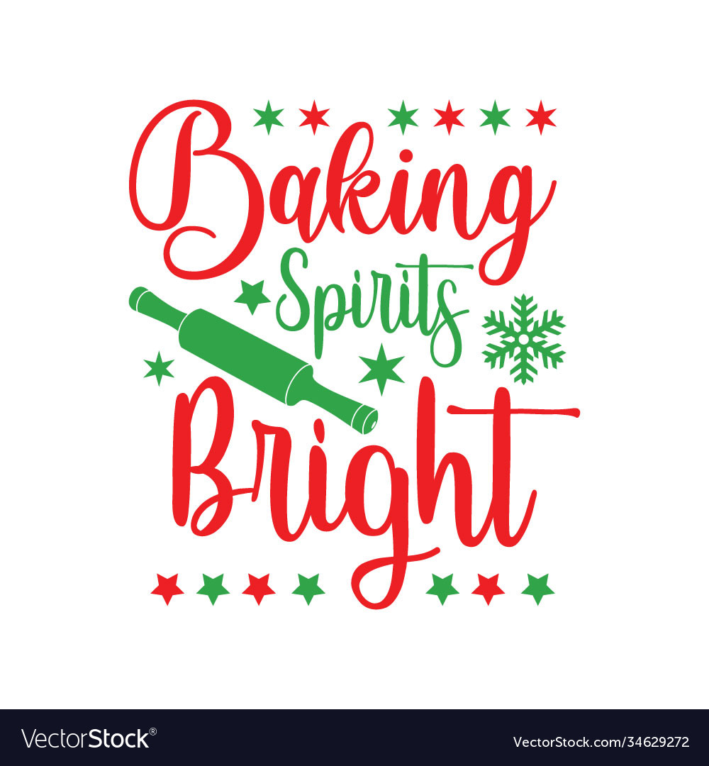 Baking Christmas Spirits Royalty Free Vector Image baking-christmas-spirits-royalty-free-vector-image