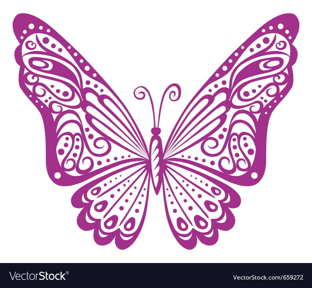 Download Butterfly Royalty Free Vector Image - VectorStock