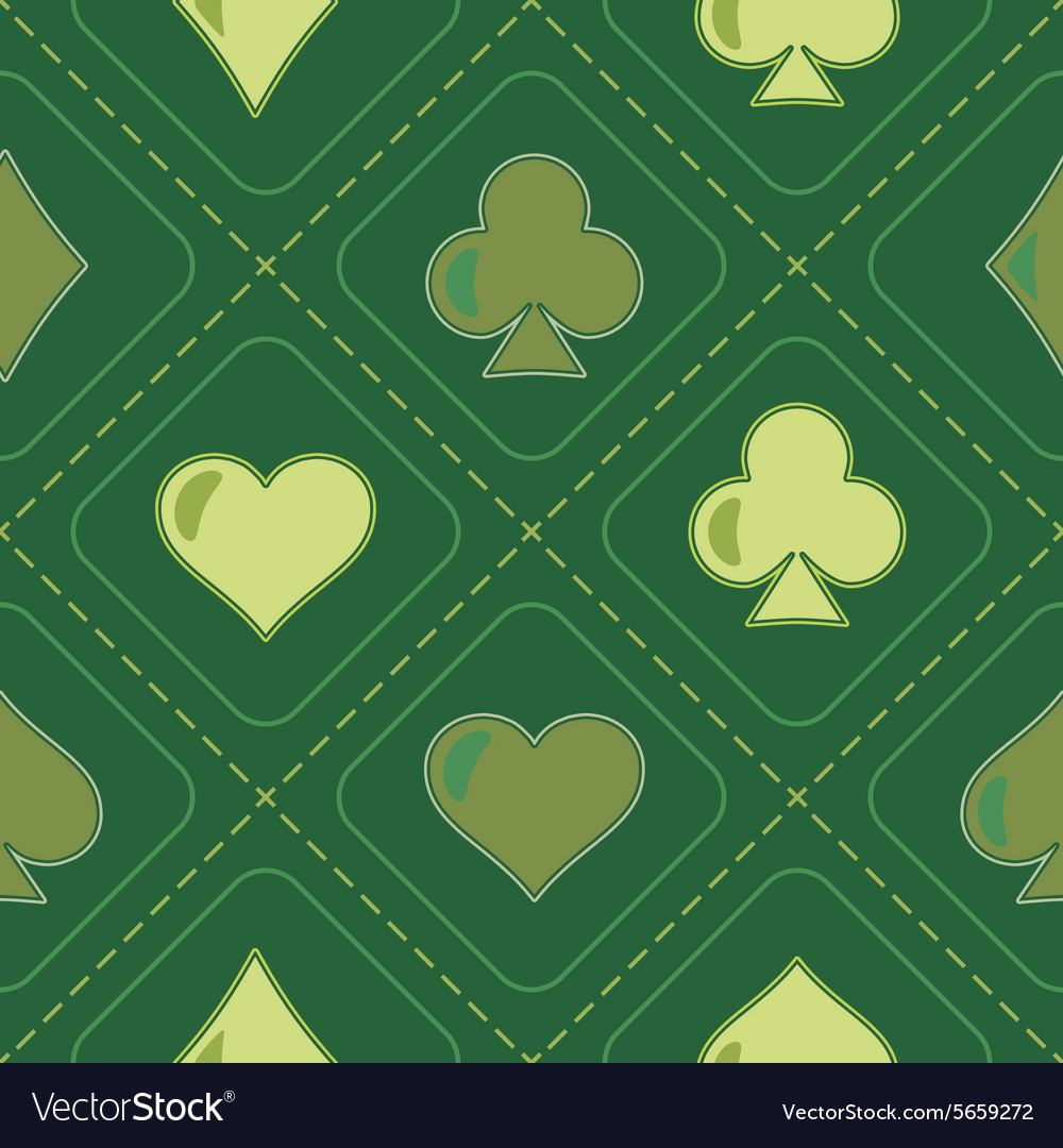 Seamless background with card suits