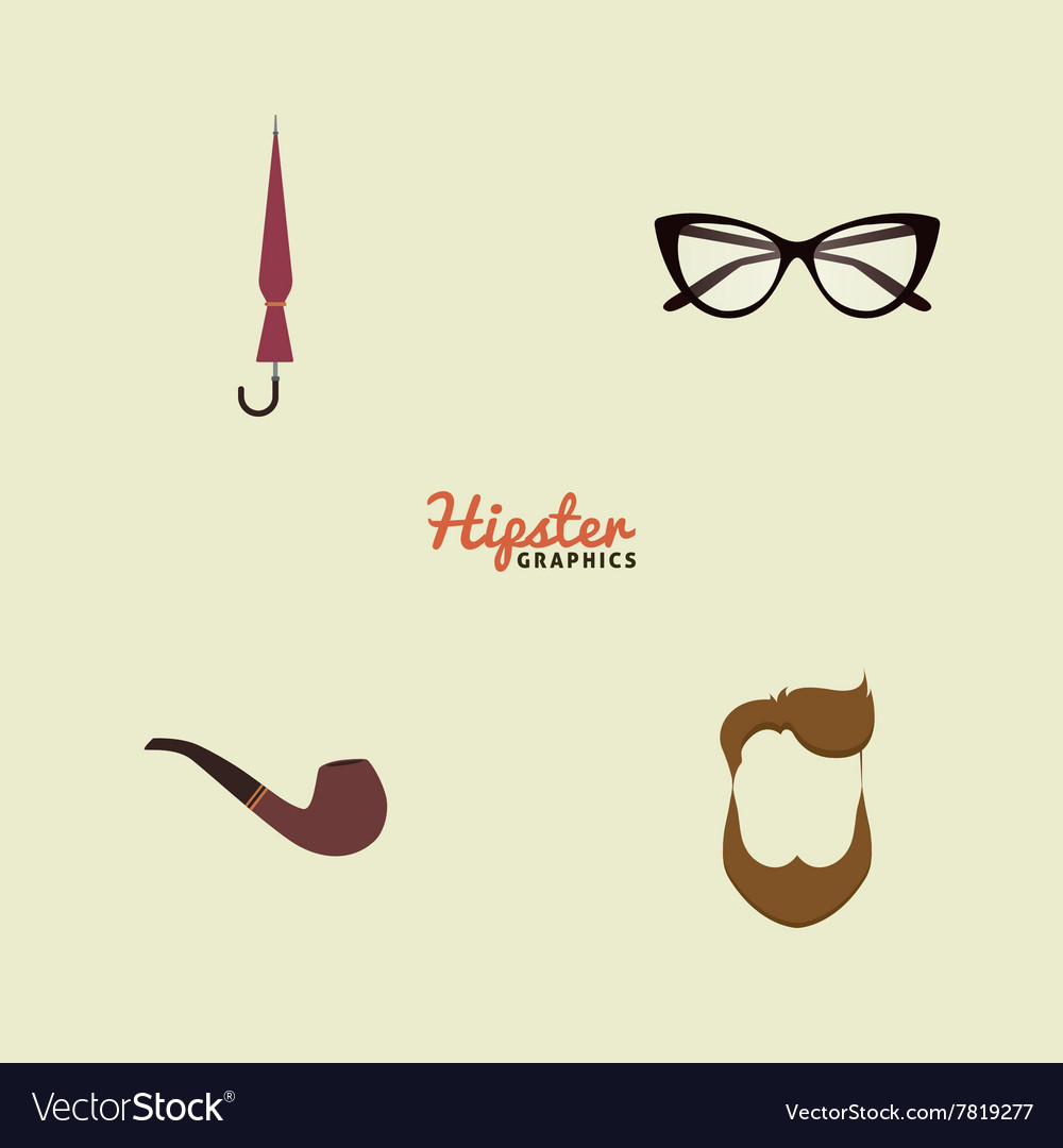 Abstract hipster objects
