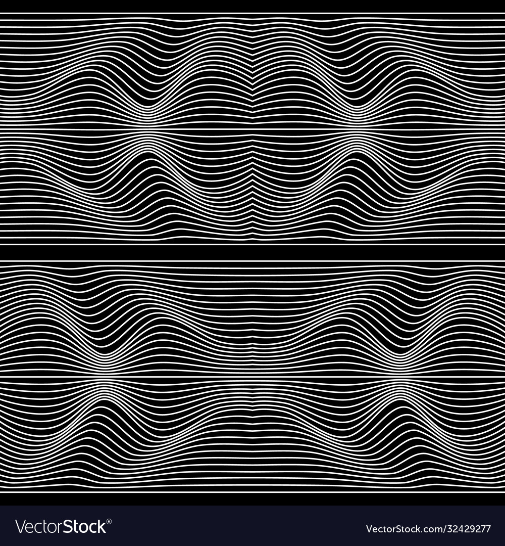 Abstract lines pattern waves background vector image Abstract lines pattern waves background