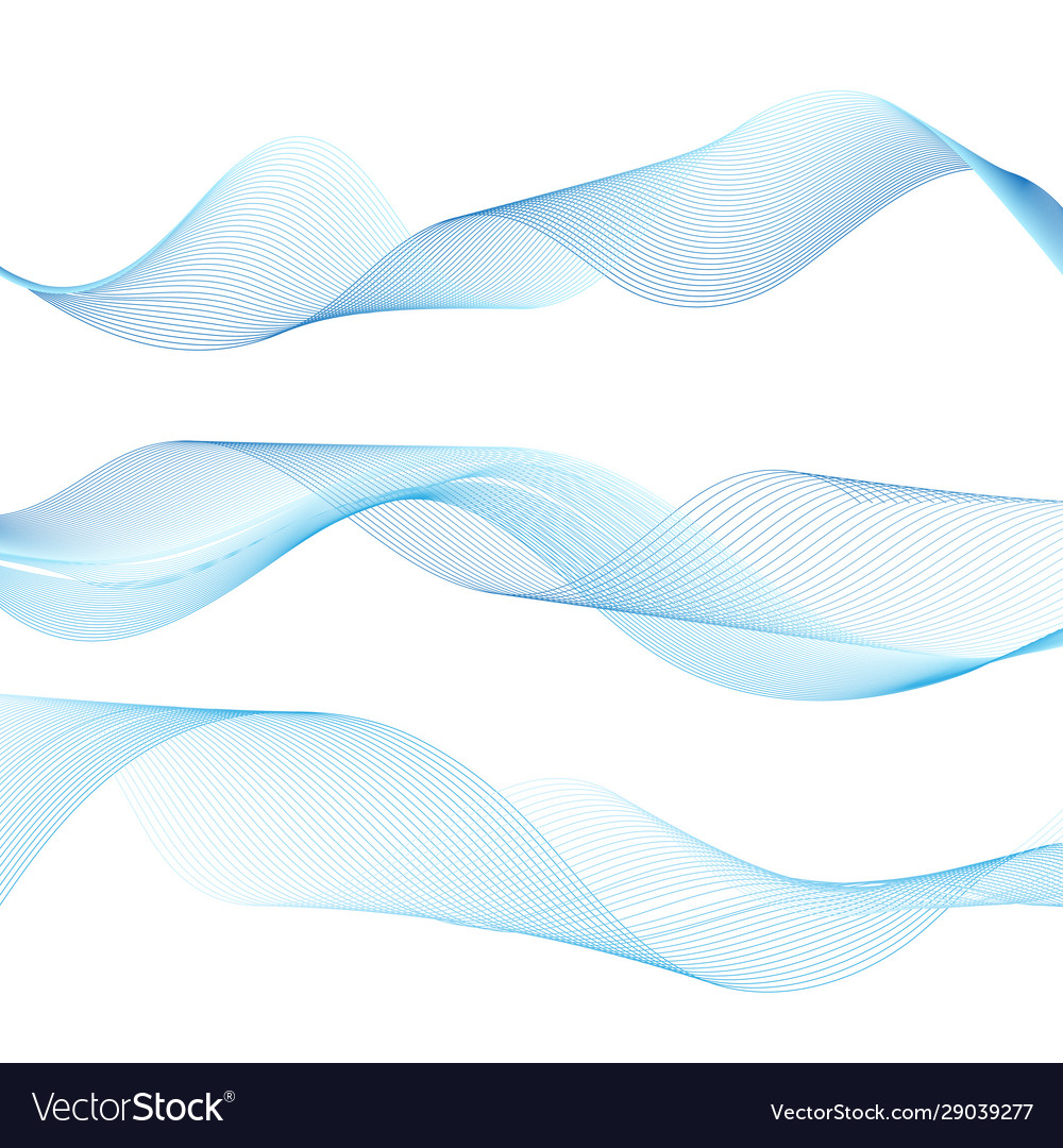 Graphic abstract light waves Royalty Free Vector Image