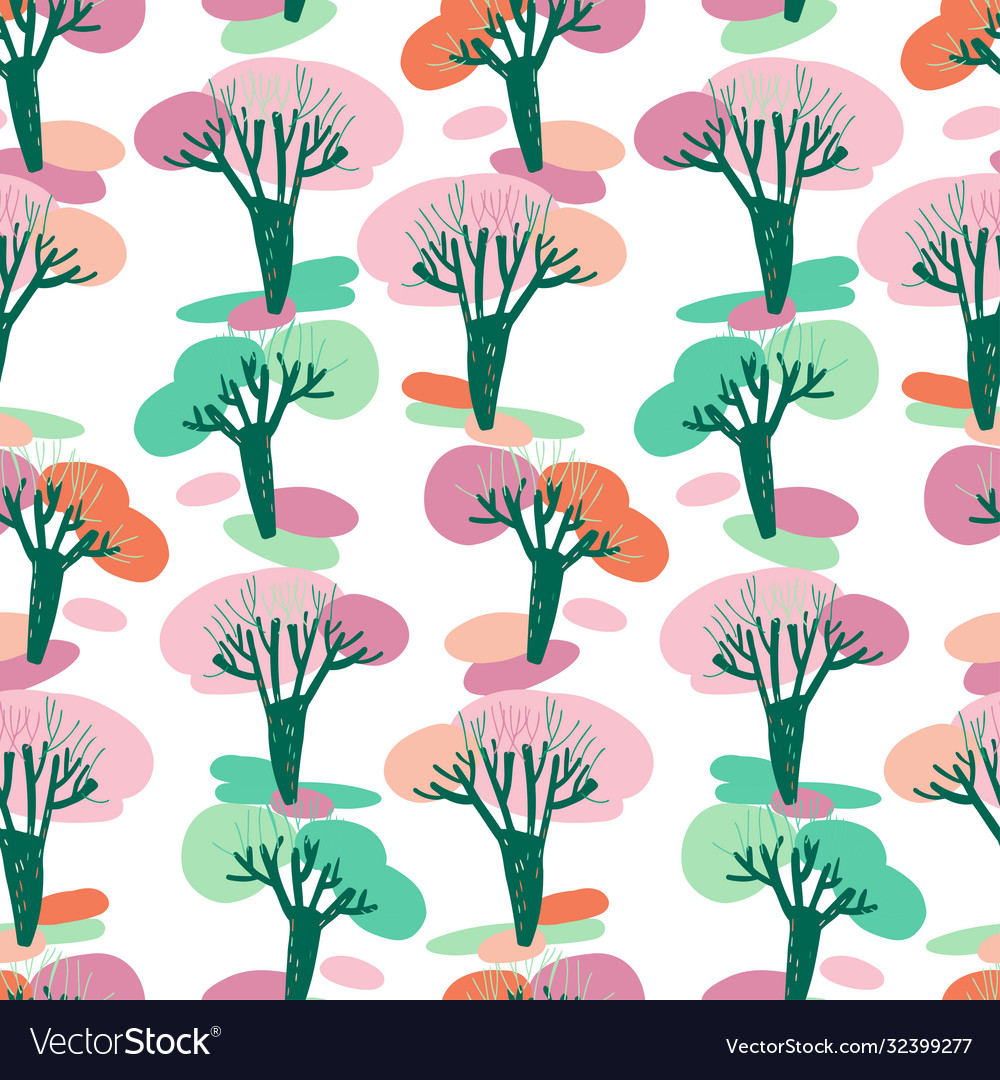Modern seamless simple colourful pattern vector image Modern seamless simple colourful pattern