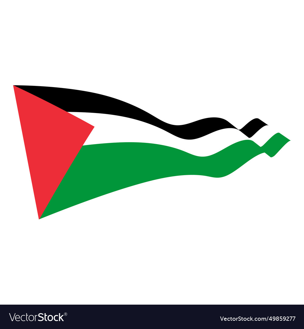 Palestine flag icon design