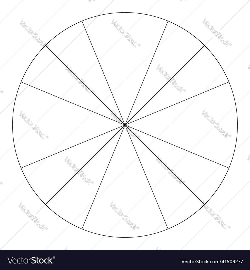 Pie chart graph circle circular diagram from