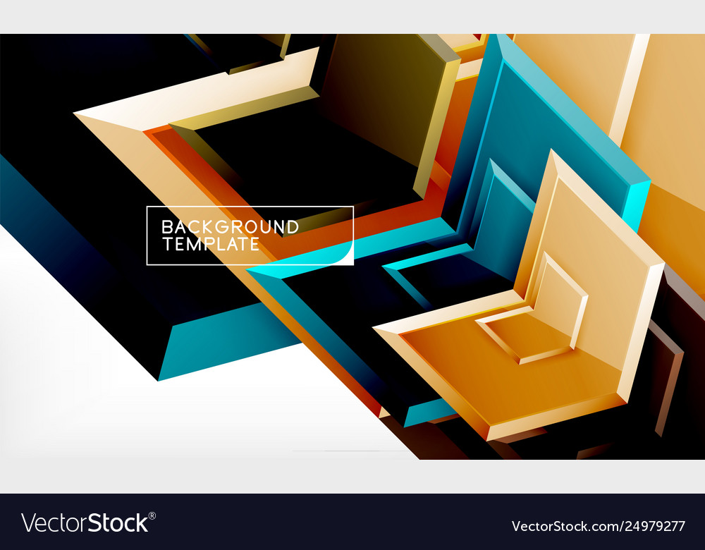 Techno arrow background template design vector image Techno arrow background template design