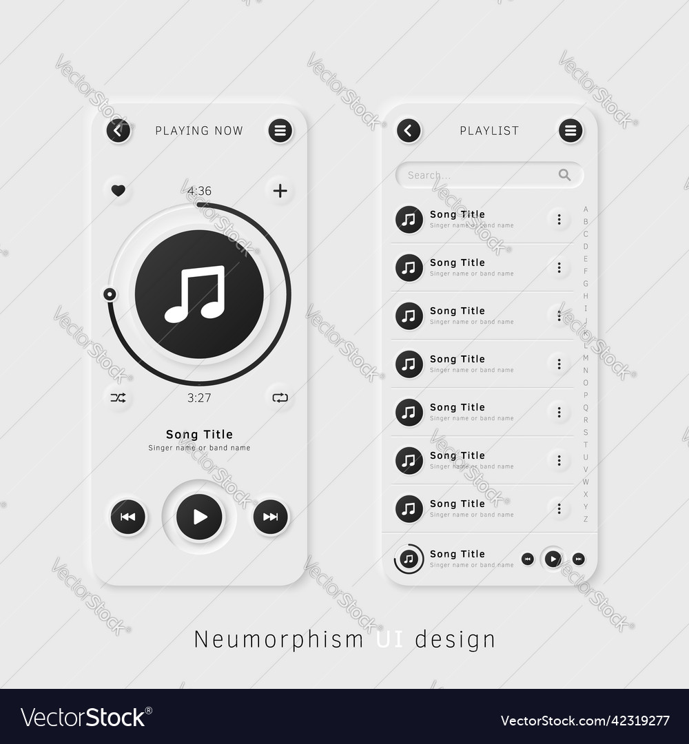 User interface elements for mobile app vector image User interface elements for mobile app