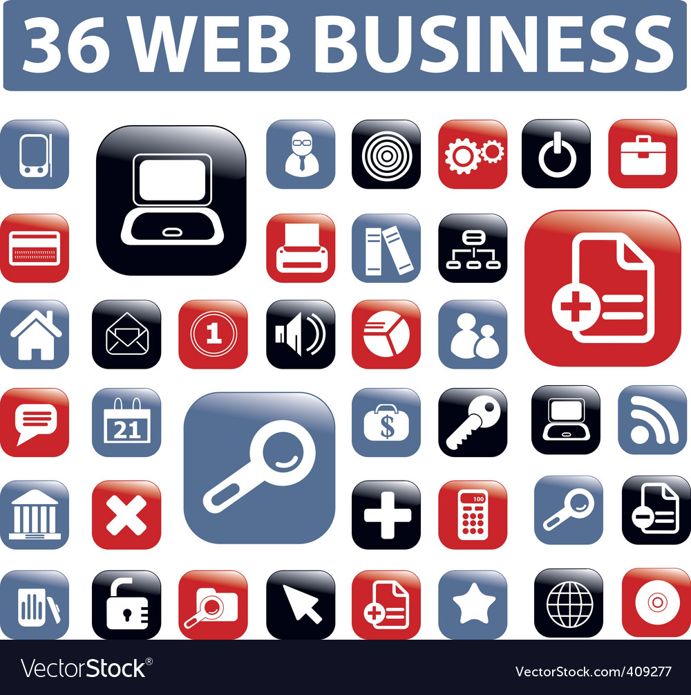 Web business buttons