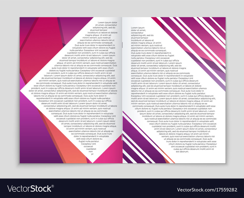 Abstract layout background set for art