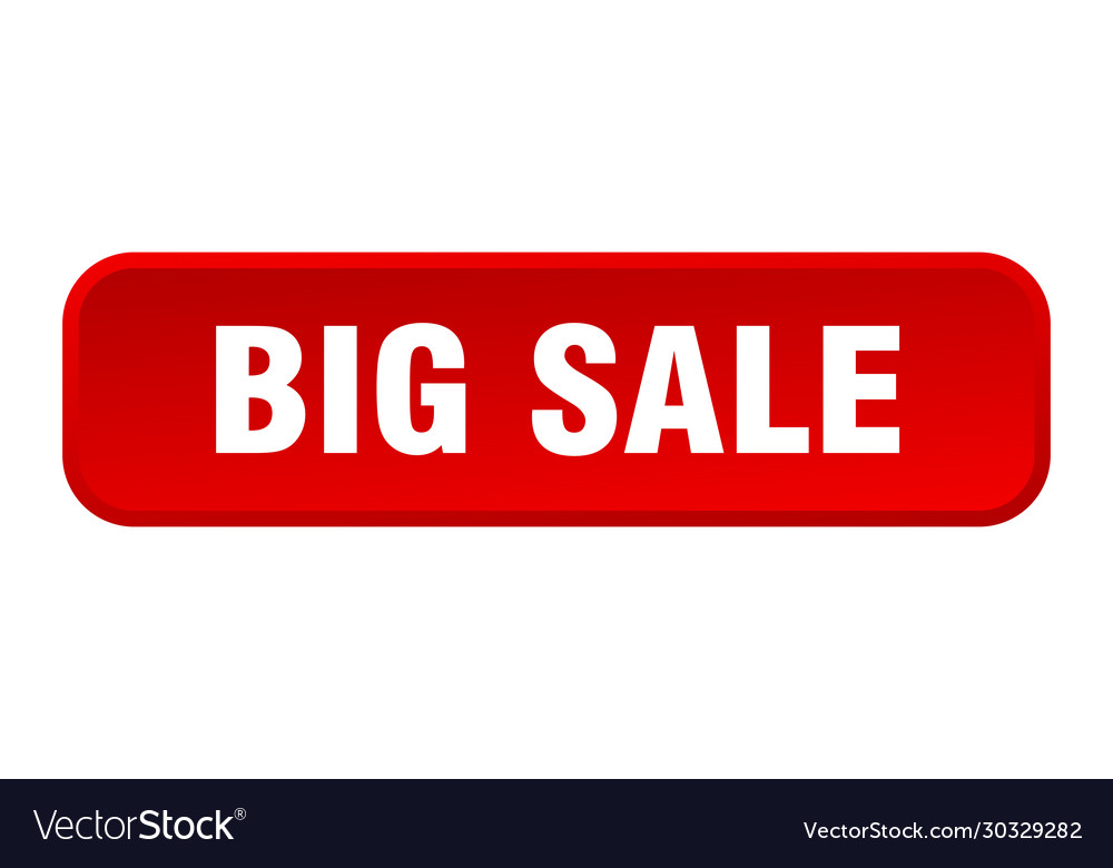 Big sale button square 3d push