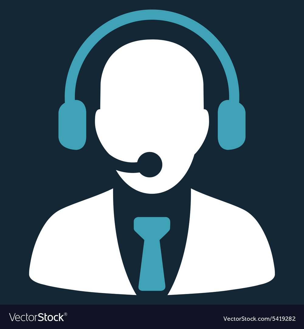 Call center icon from business bicolor set Vector Image