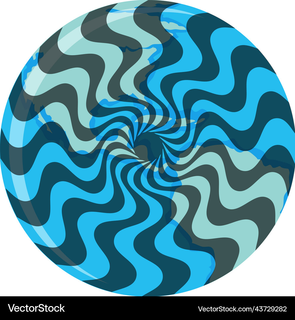 Fraser spiral Royalty Free Vector Image - VectorStock