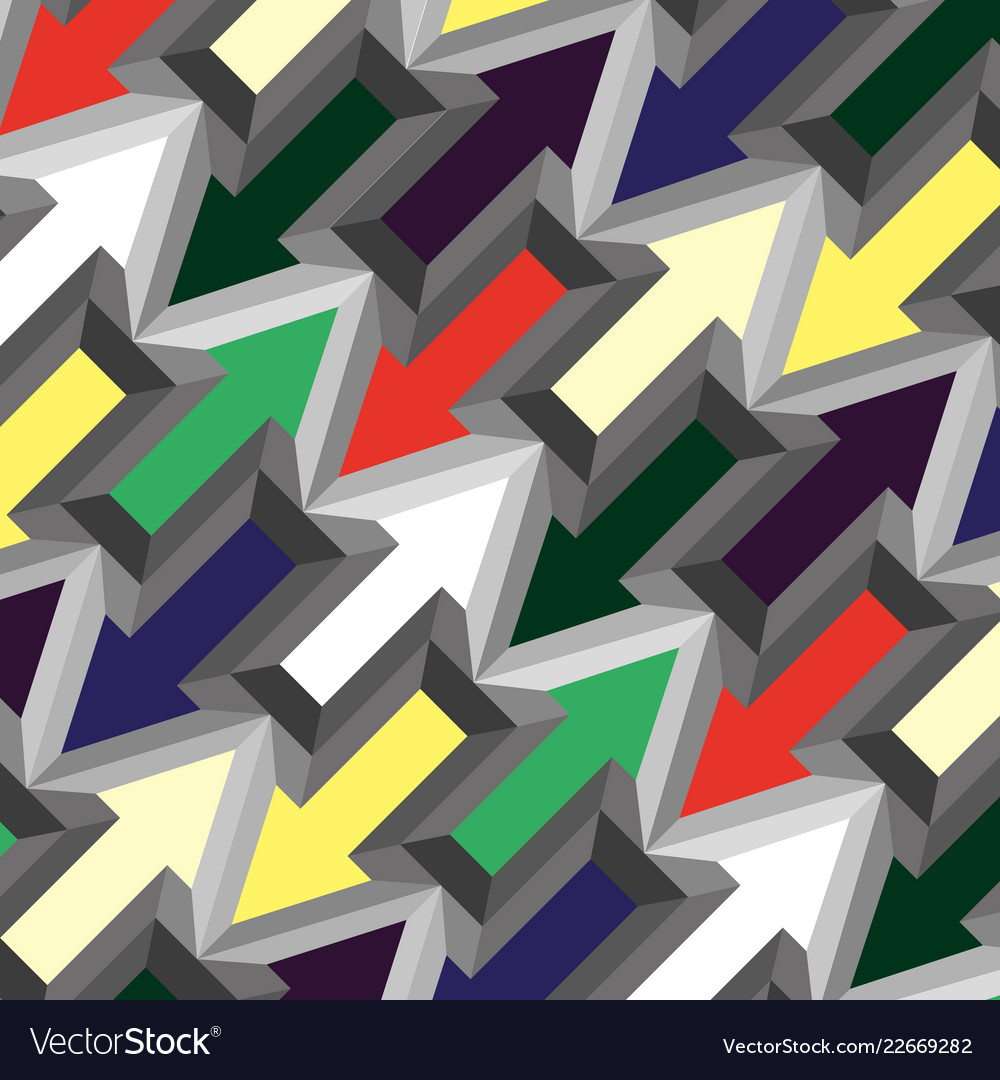 Geometric abstract seamless pattern background Vector Image Geometric abstract seamless pattern background