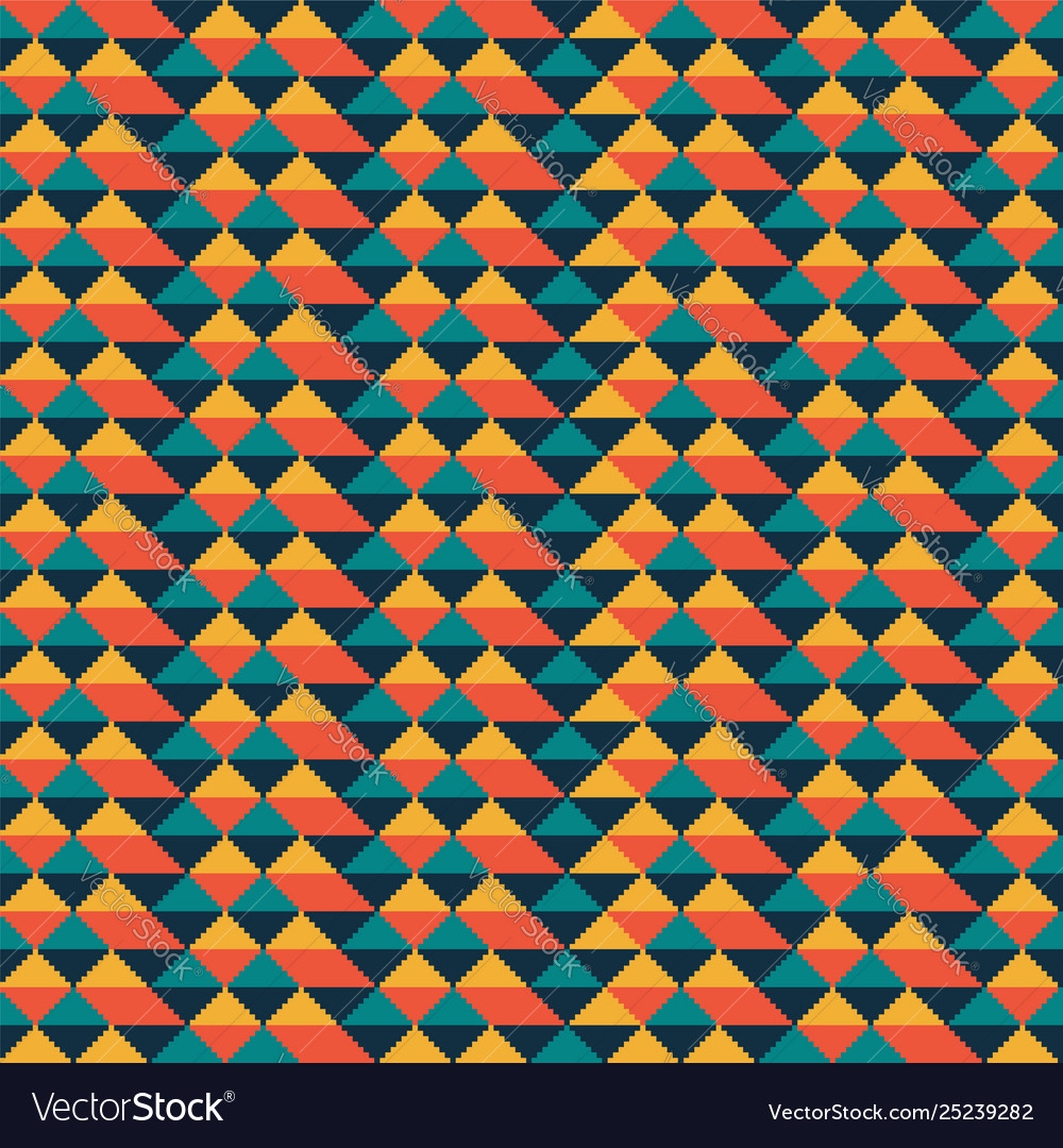 Geometric seamless pattern with stripe vector image Geometric seamless pattern with stripe