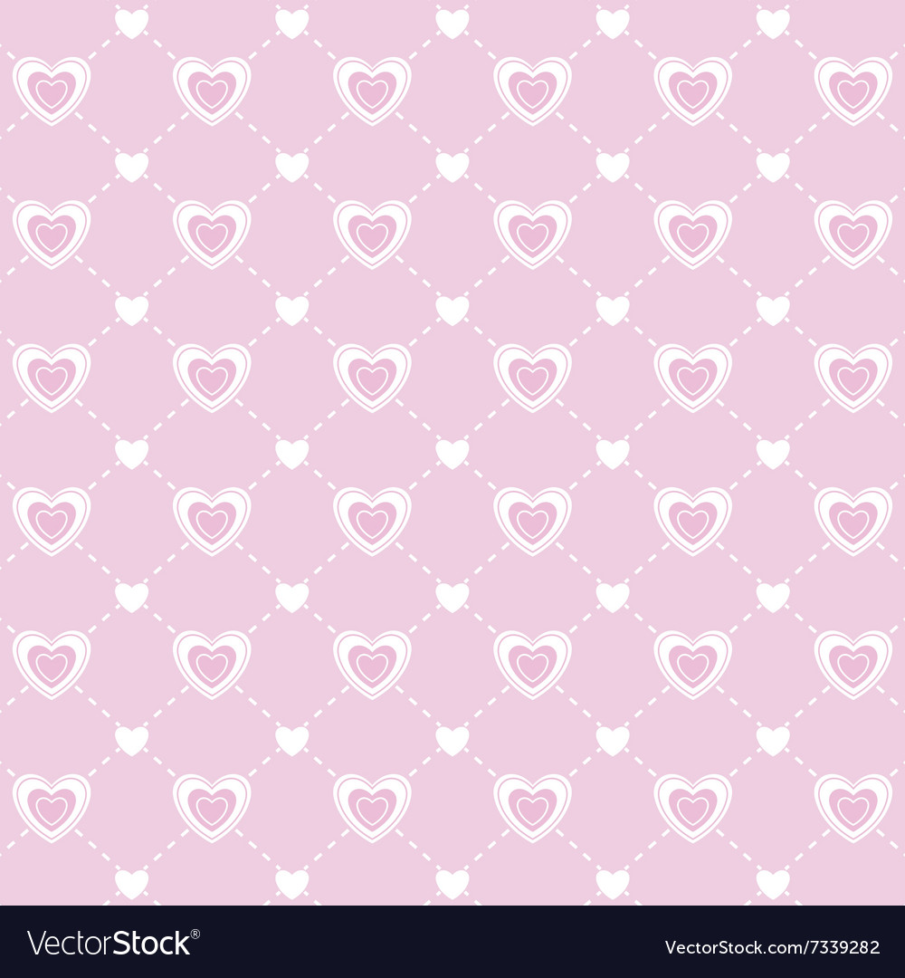 Love valentines day seamless pattern Royalty Free Vector