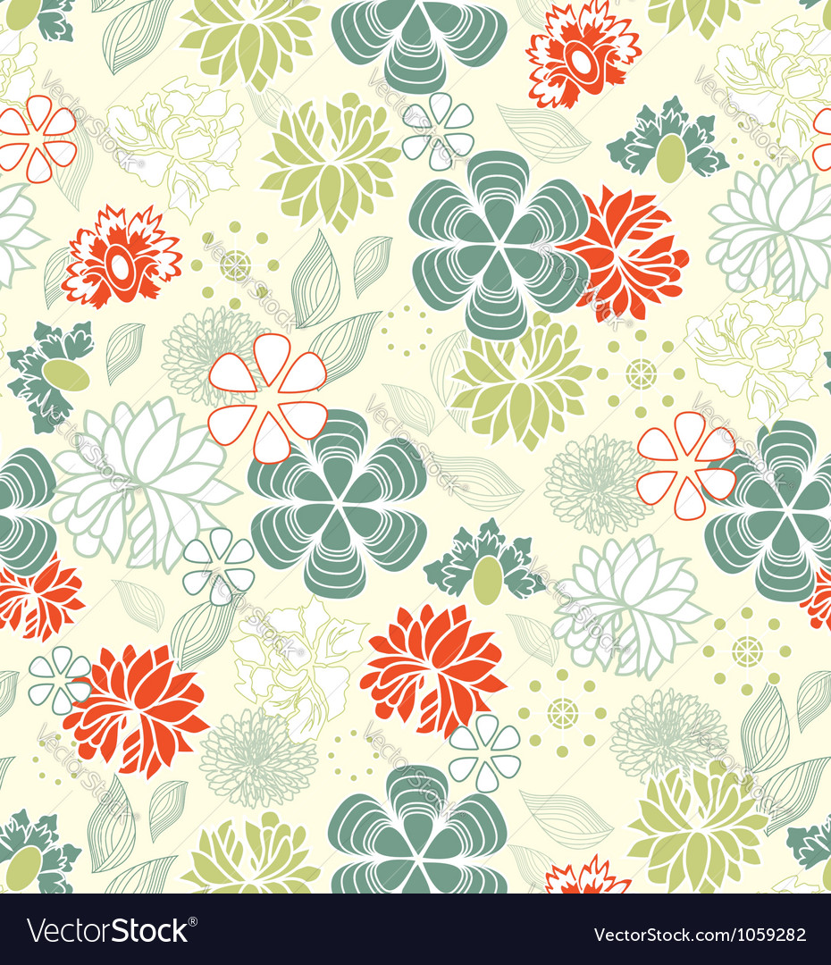Retro Floral Pattern