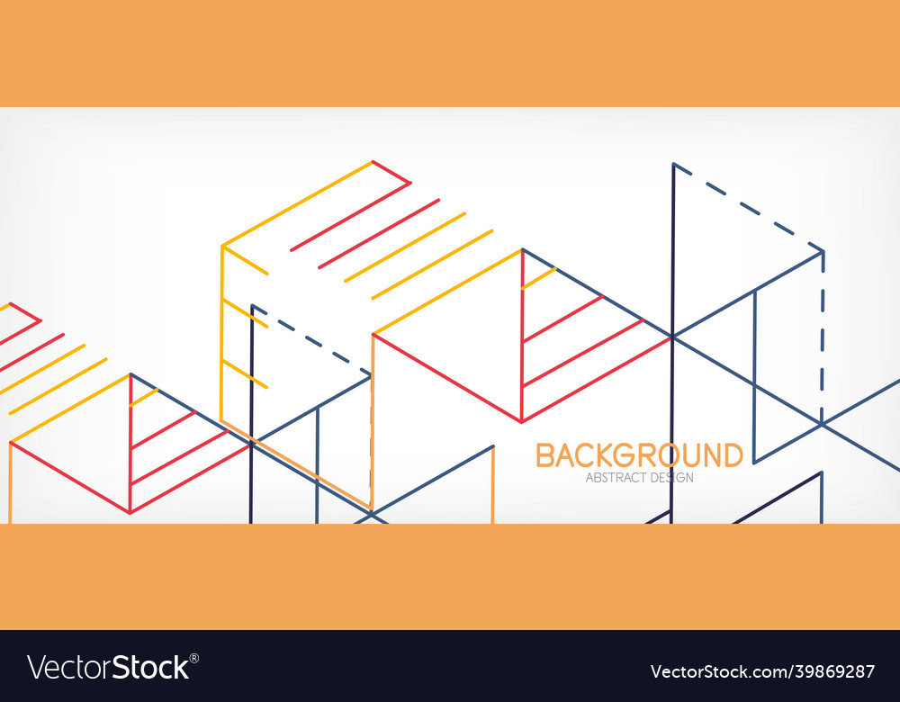 Abstract Color Lines Background