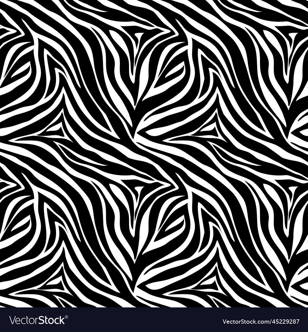 Animal print zebra ornament seamless